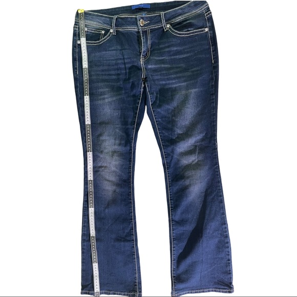 Apt 9 Jeans size 12 with rhinestones - Picture 6 of 7